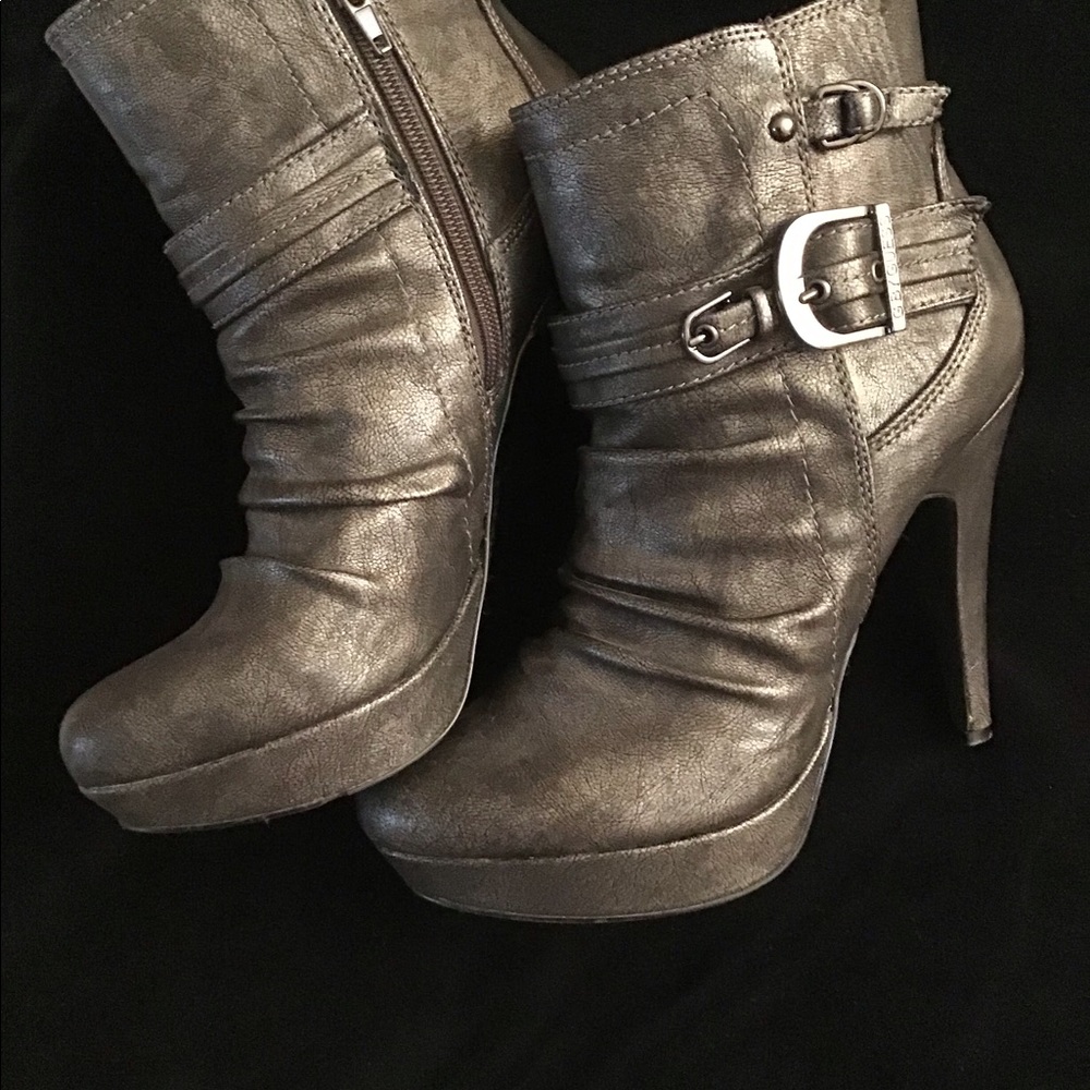 Guess platform booties